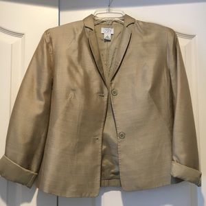 Ann Taylor Loft silk blazer